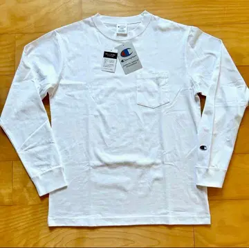 챔피온 포켓 부착 긴팔 T셔츠 새상품