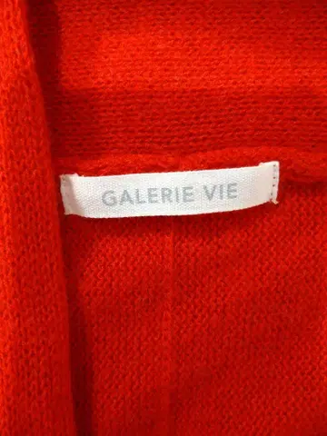 GALERIE VIE 레드 니트 가디건