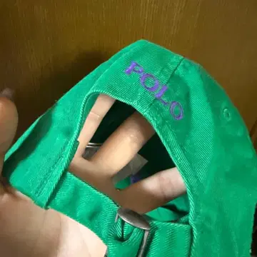 POLO 그린 컬러 야구 모자