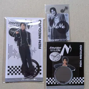 Snow Man Dome Tour ON 메구로 렌 3종 세트