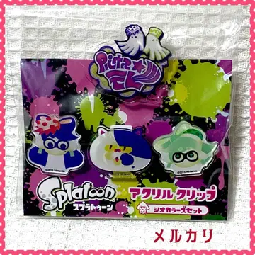 스플래툰 아크릴 클립 시오컬러스 세트 Splatoon