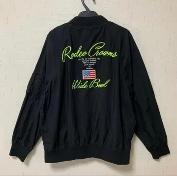 [ 새상품 ] RCWB 백 로고 블루종 (S) 로데오 크라운 RODEO