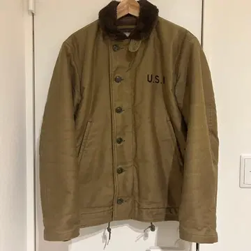 리얼 맥코이 N-1 DECK JACKET 카키