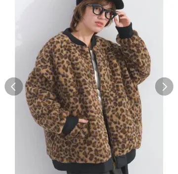 Lupilien 모듬 패턴 보아*퀼팅 리버서블 블루종