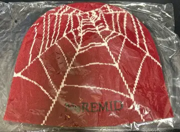 [ 미사용 새상품 ] NOREMID 비니 빨간색 니트 모자