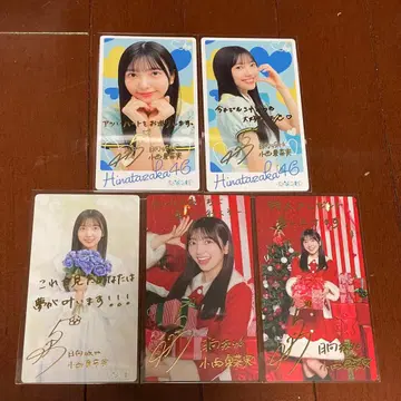 코니시 나나미 히나코레 리얼 카드 마일 혜택 5장 세트