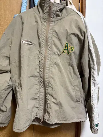 Perus A's 로고 나일론 자켓 팬츠 세트