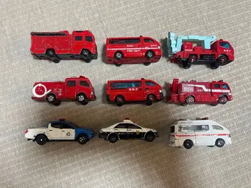토미카 긴급 차량 9대 세트