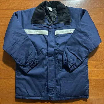 방수 정전 방지 방한 코트 M 미도리 안전 방한복 새상품 블루종 점퍼