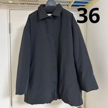 Plage 발수 tailored puff 코트 36