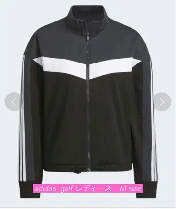 아디다스 골프웨어 트위스트 니트 레트로 트랙 자켓 여성용