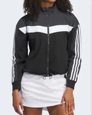 아디다스 골프웨어 트위스트 니트 레트로 트랙 자켓 여성용