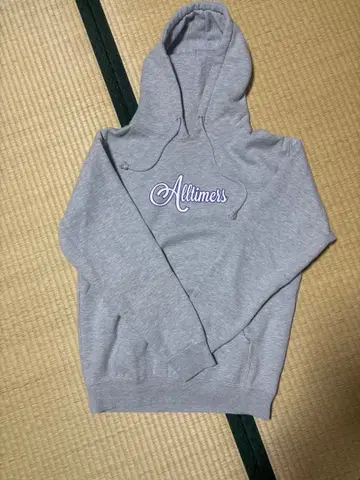 Alltimers 그레이 후드 부착 후드티