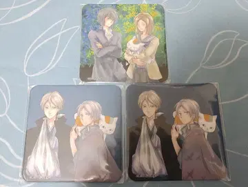 나츠메 우인장 20주년 카페 특전 코스터 타누마&타키 나츠메&요리시마