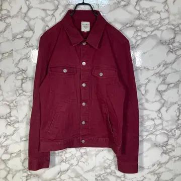 BROWNY 브라우니 ( M ) 컬러 데님 자켓 G 크림슨