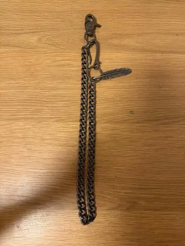 지갑 체인 빈티지 깃털