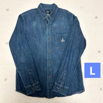 소프트 머신 SOFTMACHINE 데님 셔츠 L