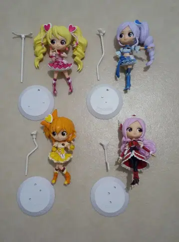 프레쉬 프리큐어 Qposket 4체 세트 큐포스켓 피규어