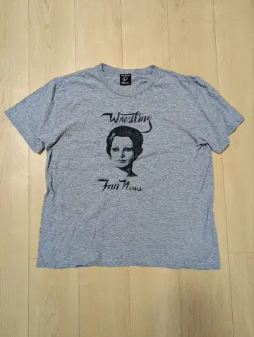 타코마후지 레코드 T셔츠 L 사이즈 WRESTLING FAN NEWS