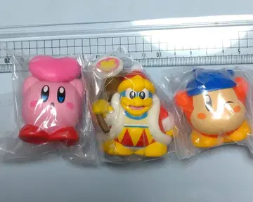 별의 커비 소프트 비닐 퍼펫 마스코트 커비 데데데 와돌디 3개 세트