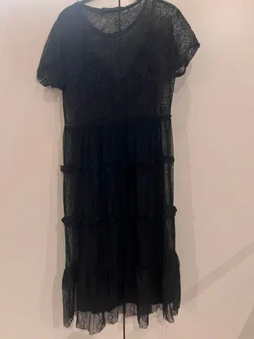 ZARA 레이스 원피스 블랙 S