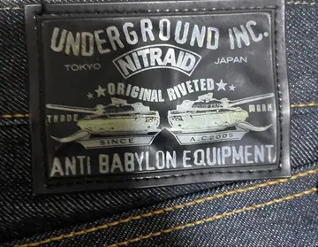 UNDERGROUND INC. NITRAID 다크 블루 데님