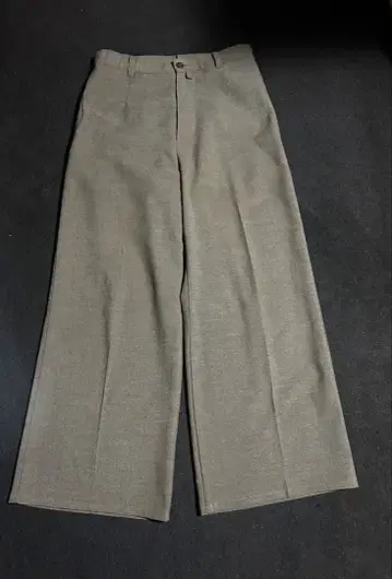 새상품급 DRIES VAN NOTEN 그레이 와이드 팬츠 46