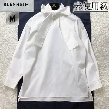 2미사용급 블렌하임 2way 리본 보타이 셔츠 블라우스 화이트 M