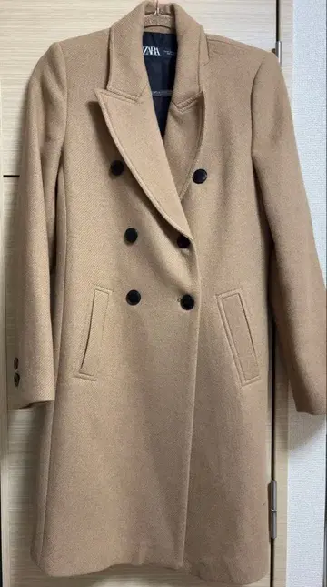 ZARA 자라 체스터 코트 카멜