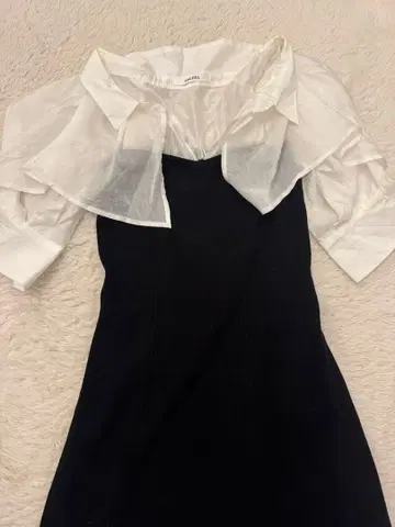 SNIDEL 블랙 반팔 원피스