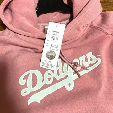 *MLB 다저스* 여성용 후드티 핑크 M 사이즈