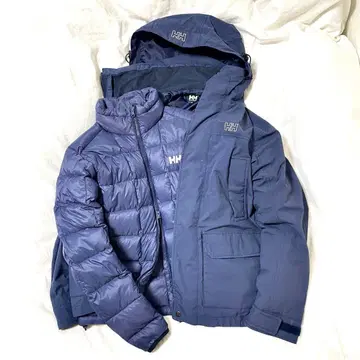 [ 2장 세트 ] 새상품급 헬리한센 3way 다운 자켓 마운틴 파카