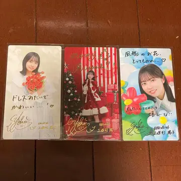 쇼겐지 요코 히나코레 리얼 카드 마일 혜택 3장 세트