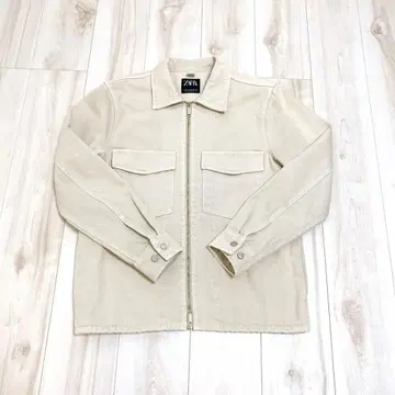 [ 새상품급 ] ZARA 자켓 코튼 베이지