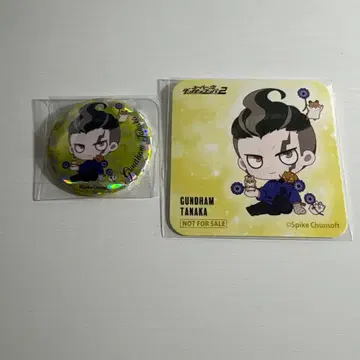 단간론파 카페 캔뱃지 홀로 레어 코스터 다나카 간다무