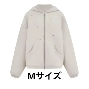 ANDWANG 키라키라 주얼 집업 (베이지)