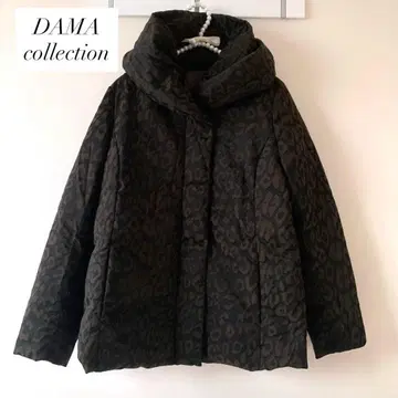 DAMA collection  컬렉션 레오파드 무늬 다운 자켓