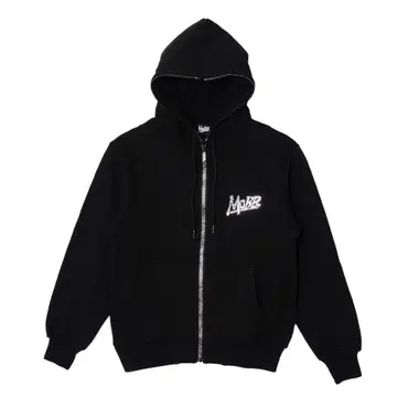 MOBB 블랙 풀 집업 후드티