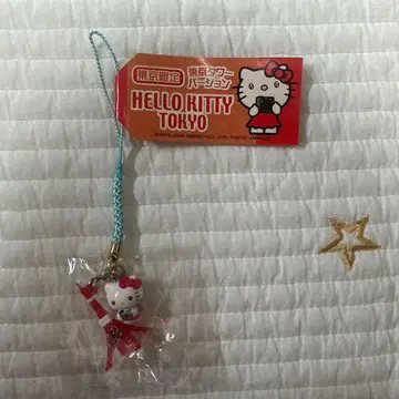 헬로 키티 스트랩 도쿄 한정판 도쿄 타워 버전