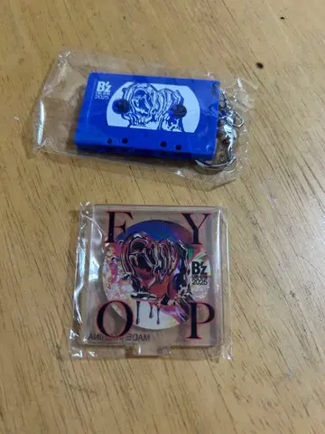 B'z FYOP* 가챠 카세트 테이프형 키링 나고야 일일 세트