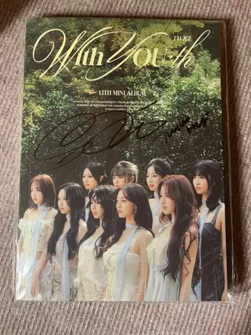 twice sana 친필 사인 포함 앨범 사나