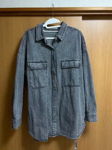 그레이 데님 자켓
