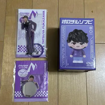 후카사와 타츠야 스노치루 소프트 비닐 아크릴 스탠드 거울 스티커