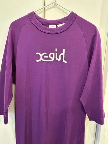 x-girl Champion 퍼플 T셔츠 M