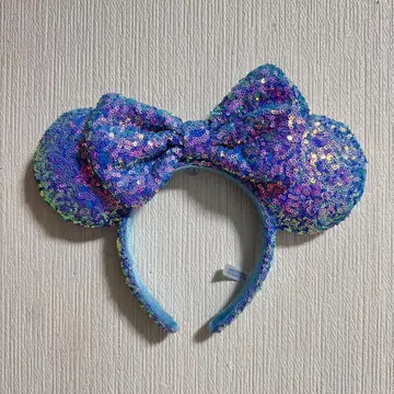 디즈니 머리띠 청보라색