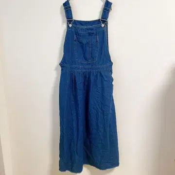 데님 블루 살로펫 [ L ] 스커트 코튼 루즈핏 얇은 소재 블루