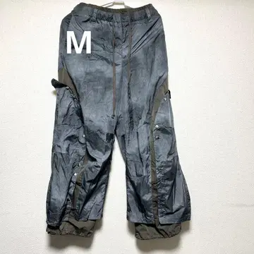 GRANCY 나일론 팬츠 그린 그레이 M 사이즈