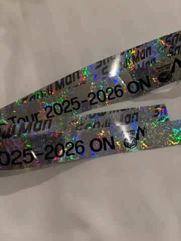 Snow Man 돔 투어 2025-2026 은색 테이프