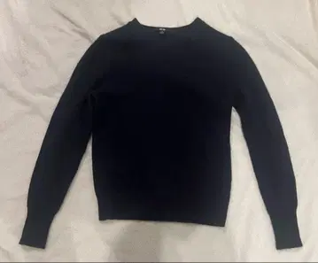 유니클로 캐시미어 크루넥 스웨터 S 네이비 품번 428863