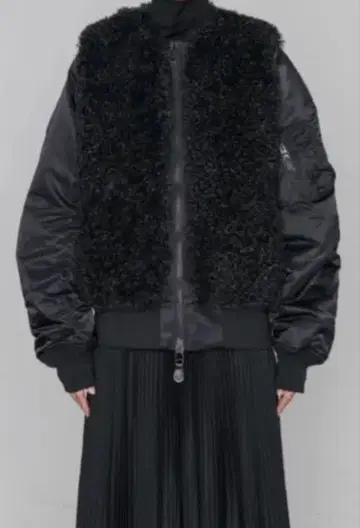 하이크 FAUX SHEARLING TYPE MA-1 JACKET